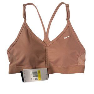 Nike Dri-fit Indy Light-support Padded V-neck Sports Bra
